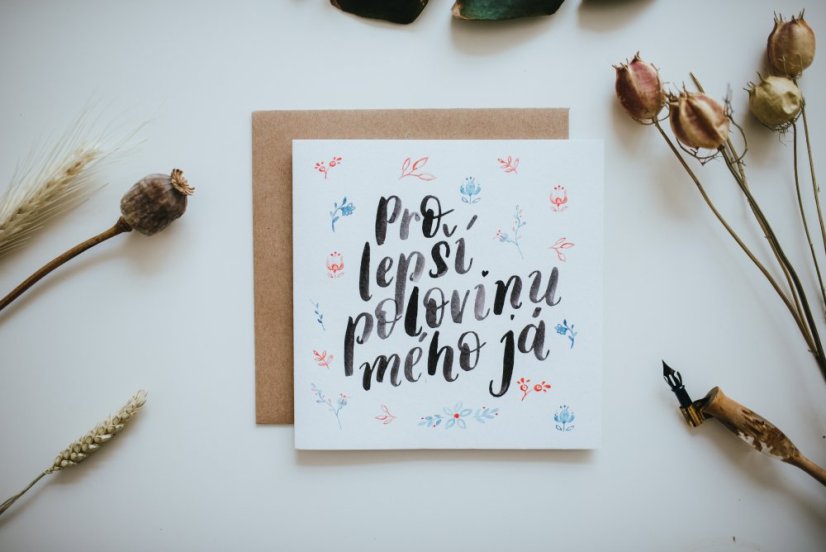 Přání Z lásky - pro lepší polovičku